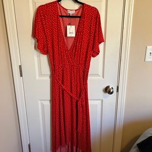 Gibson and Latimer Wrap Dress NWT!